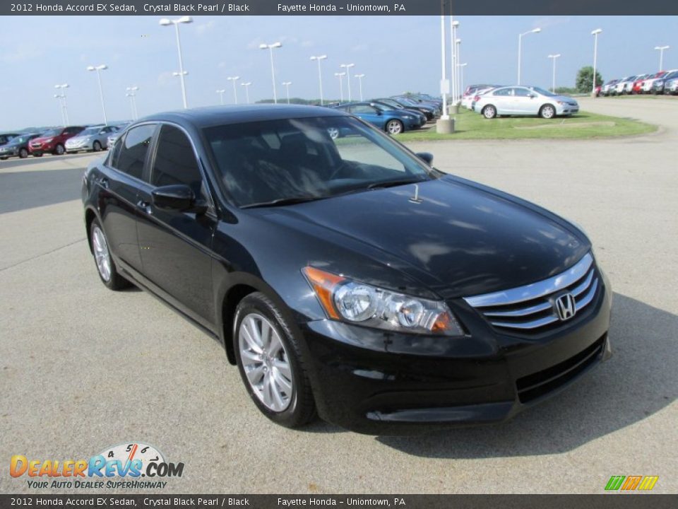 2012 Honda Accord EX Sedan Crystal Black Pearl / Black Photo #5