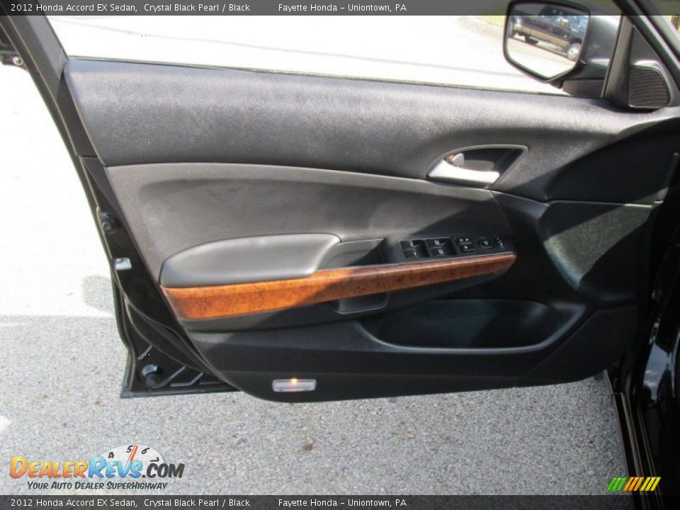 2012 Honda Accord EX Sedan Crystal Black Pearl / Black Photo #6