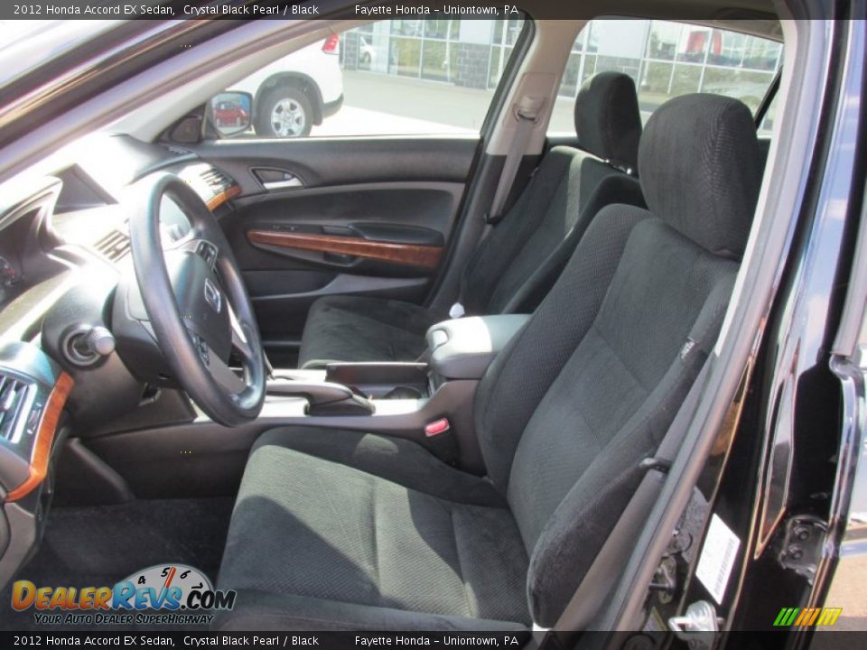 2012 Honda Accord EX Sedan Crystal Black Pearl / Black Photo #7