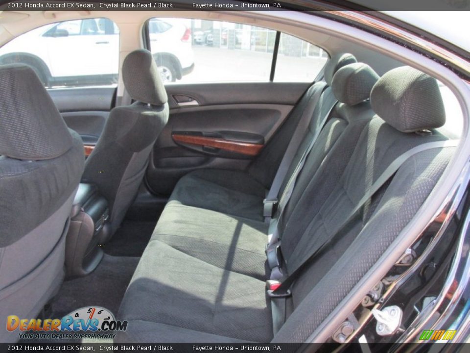 2012 Honda Accord EX Sedan Crystal Black Pearl / Black Photo #8