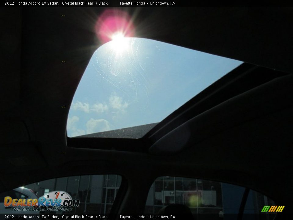 2012 Honda Accord EX Sedan Crystal Black Pearl / Black Photo #10