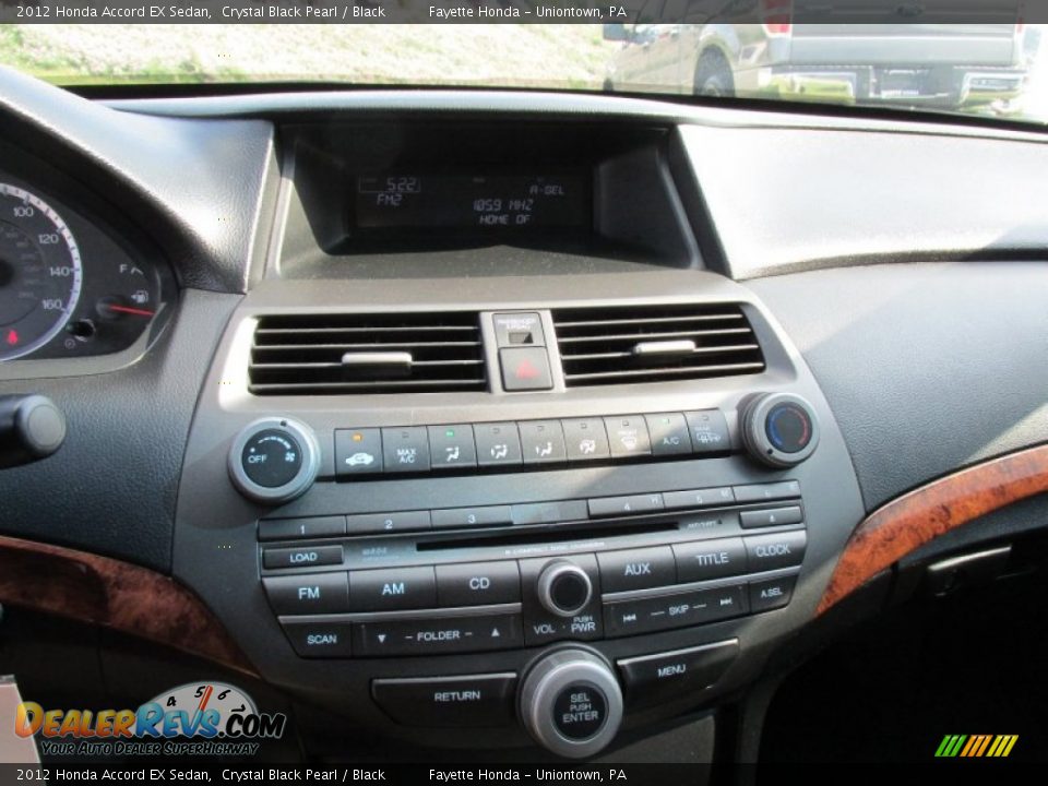 2012 Honda Accord EX Sedan Crystal Black Pearl / Black Photo #13