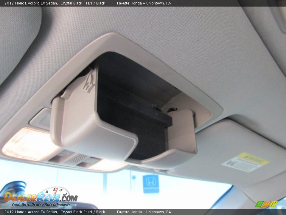 2012 Honda Accord EX Sedan Crystal Black Pearl / Black Photo #14