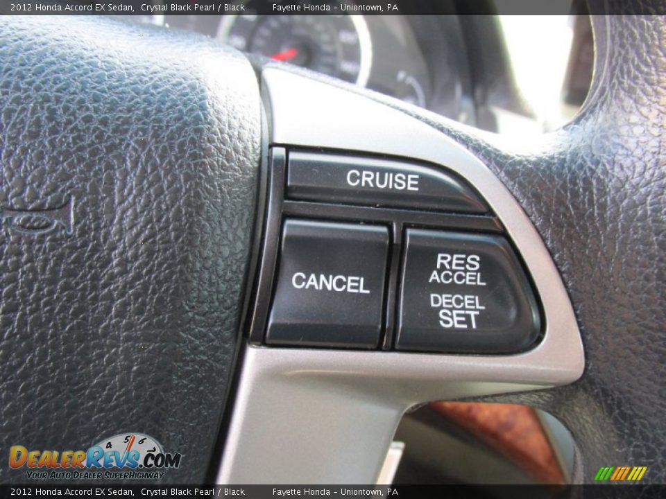 2012 Honda Accord EX Sedan Crystal Black Pearl / Black Photo #15