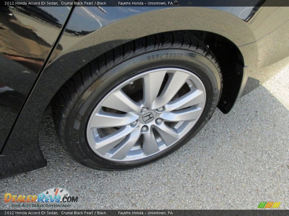 2012 Honda Accord EX Sedan Crystal Black Pearl / Black Photo #16