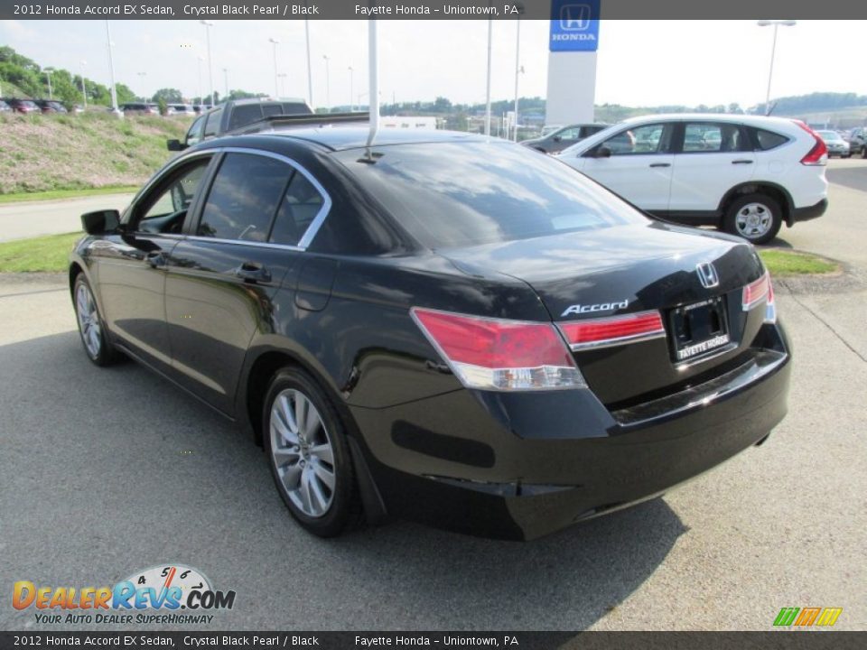2012 Honda Accord EX Sedan Crystal Black Pearl / Black Photo #17