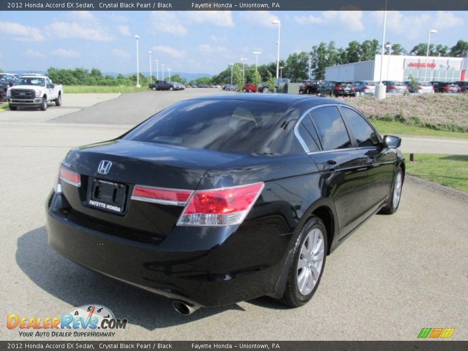 2012 Honda Accord EX Sedan Crystal Black Pearl / Black Photo #18