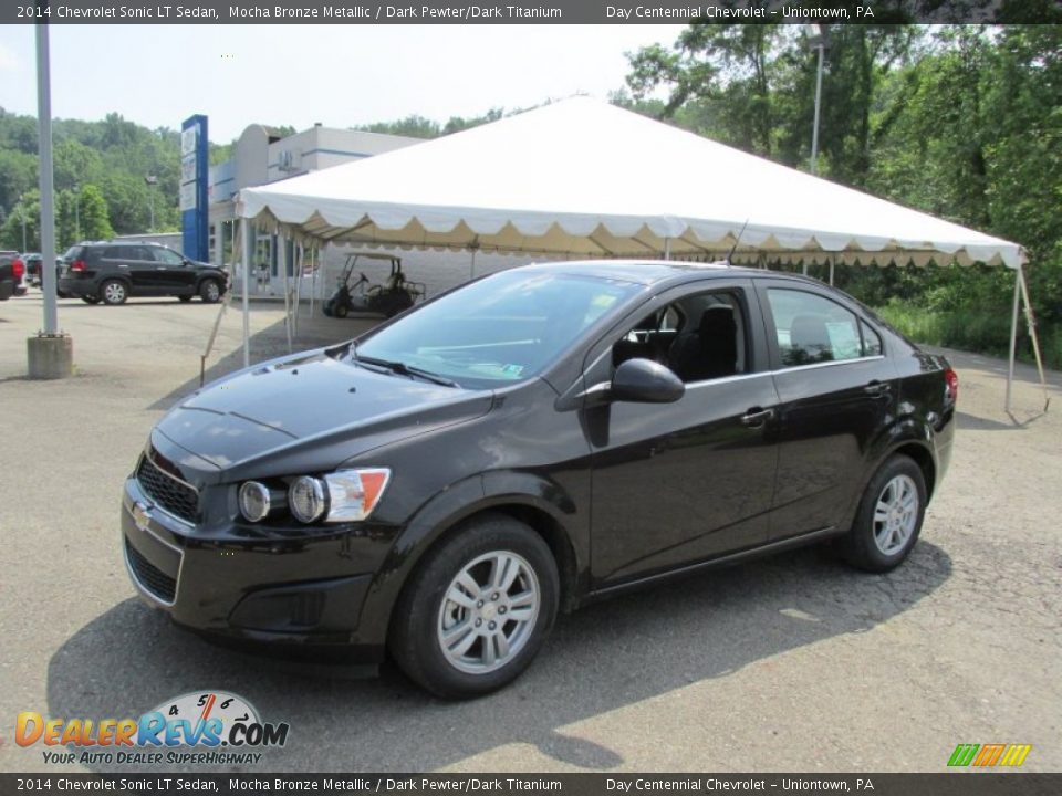 2014 Chevrolet Sonic LT Sedan Mocha Bronze Metallic / Dark Pewter/Dark Titanium Photo #1