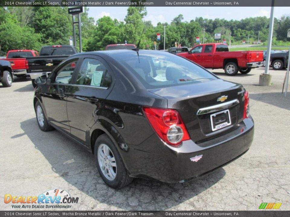 2014 Chevrolet Sonic LT Sedan Mocha Bronze Metallic / Dark Pewter/Dark Titanium Photo #4