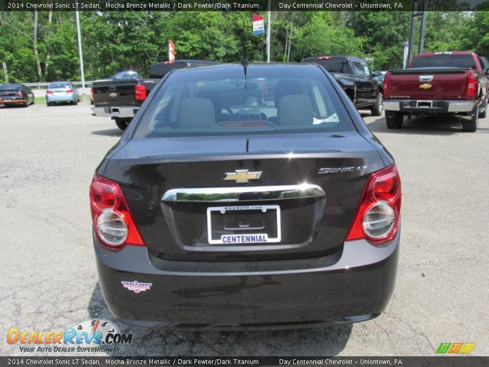 2014 Chevrolet Sonic LT Sedan Mocha Bronze Metallic / Dark Pewter/Dark Titanium Photo #5