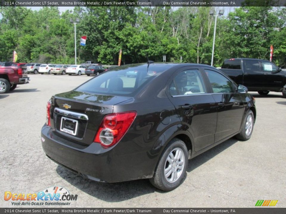 2014 Chevrolet Sonic LT Sedan Mocha Bronze Metallic / Dark Pewter/Dark Titanium Photo #6