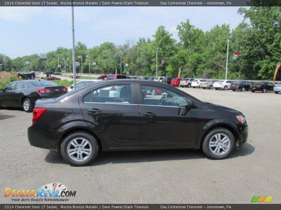 2014 Chevrolet Sonic LT Sedan Mocha Bronze Metallic / Dark Pewter/Dark Titanium Photo #7