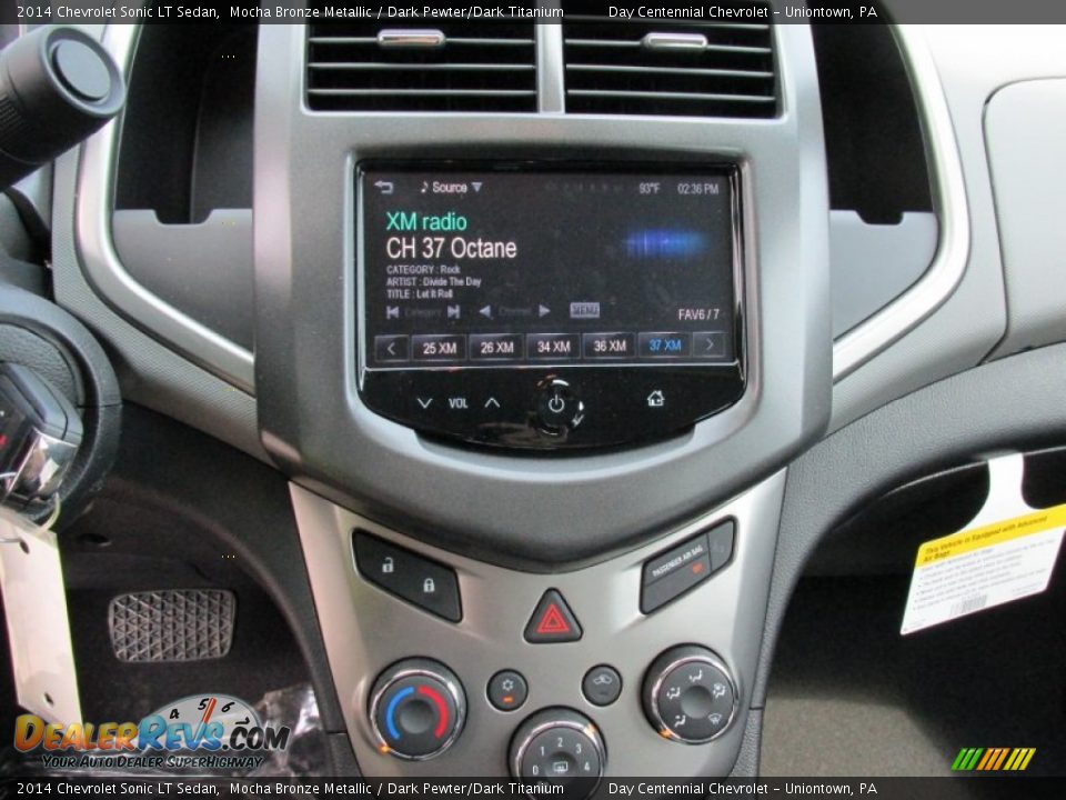2014 Chevrolet Sonic LT Sedan Mocha Bronze Metallic / Dark Pewter/Dark Titanium Photo #16