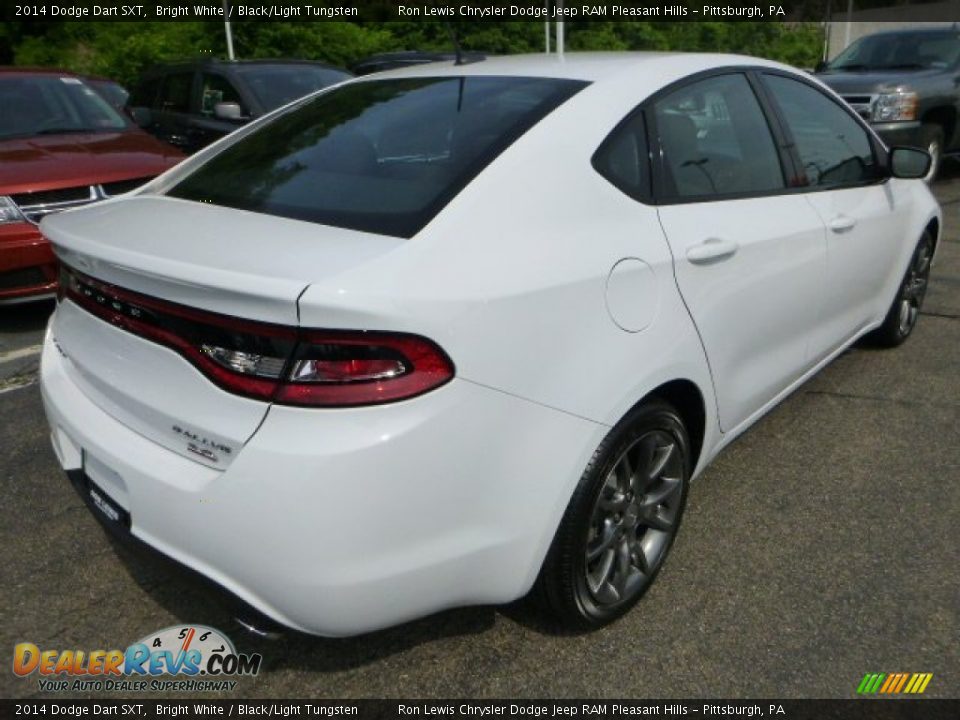 2014 Dodge Dart SXT Bright White / Black/Light Tungsten Photo #5