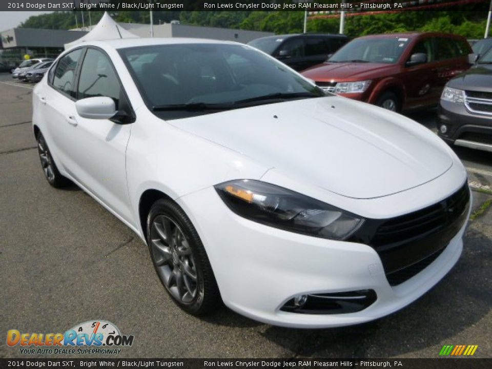 2014 Dodge Dart SXT Bright White / Black/Light Tungsten Photo #7
