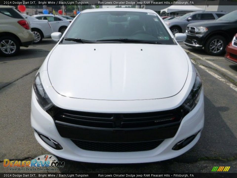2014 Dodge Dart SXT Bright White / Black/Light Tungsten Photo #8