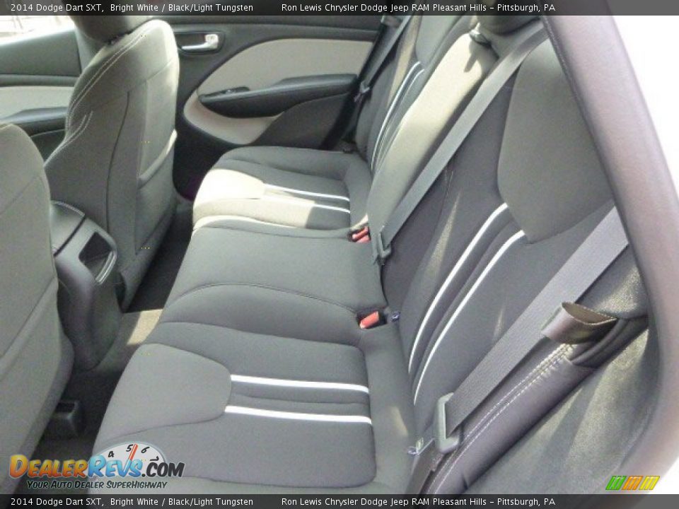 2014 Dodge Dart SXT Bright White / Black/Light Tungsten Photo #11