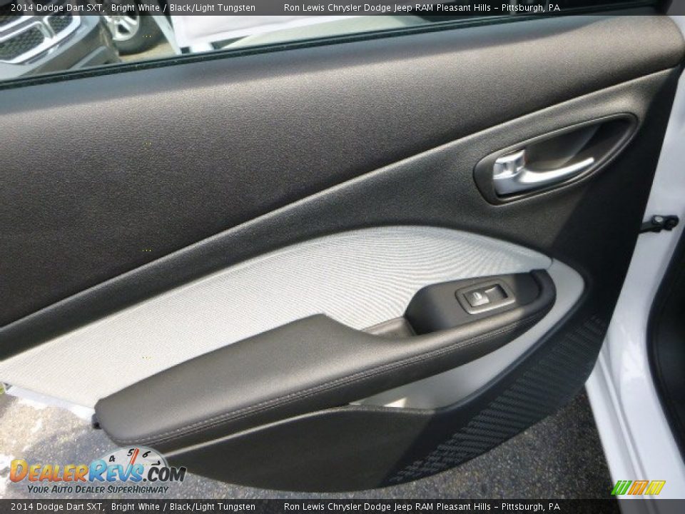 2014 Dodge Dart SXT Bright White / Black/Light Tungsten Photo #13