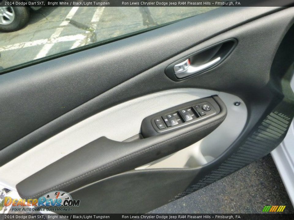 2014 Dodge Dart SXT Bright White / Black/Light Tungsten Photo #14