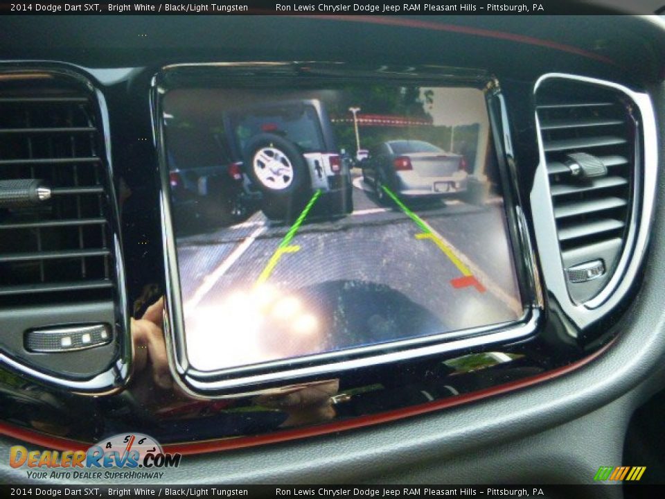 2014 Dodge Dart SXT Bright White / Black/Light Tungsten Photo #19