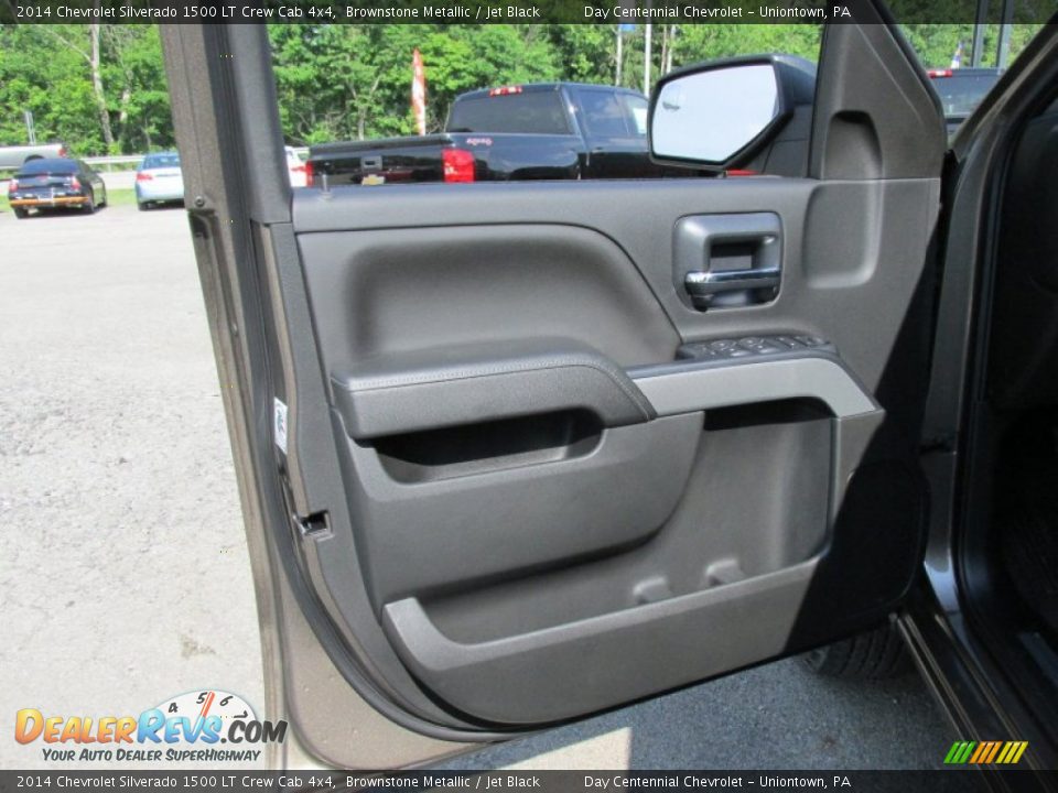 2014 Chevrolet Silverado 1500 LT Crew Cab 4x4 Brownstone Metallic / Jet Black Photo #13