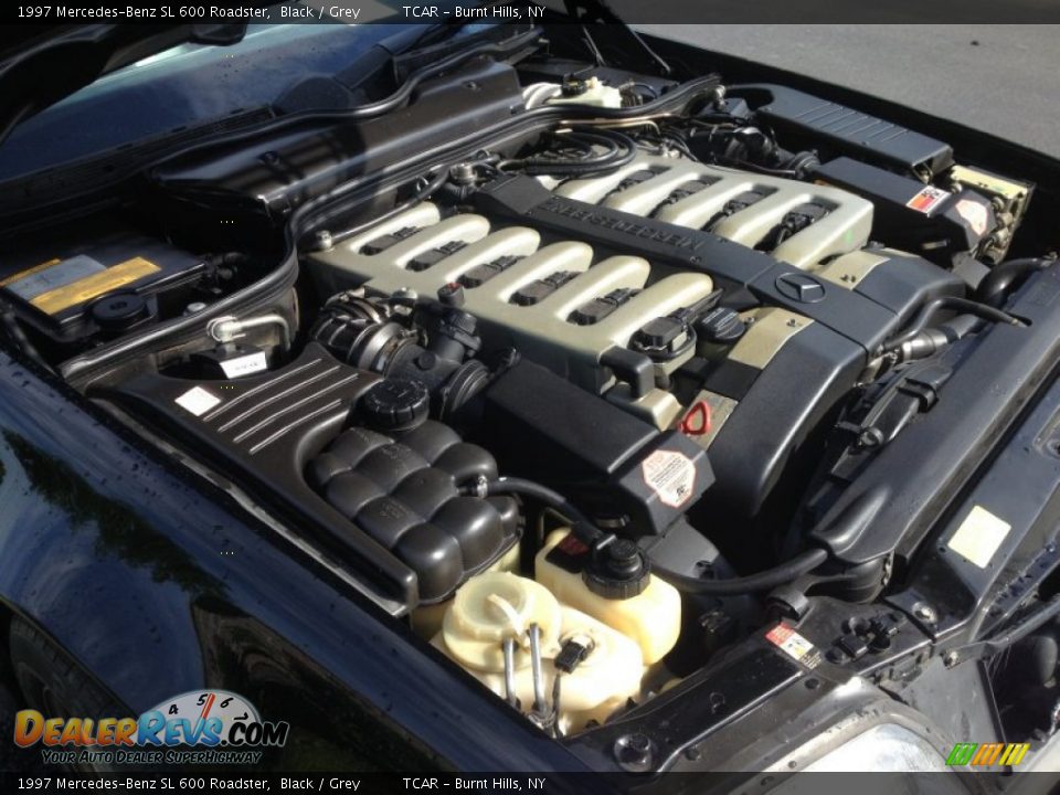 1997 Mercedes-Benz SL 600 Roadster 6.0 Liter DOHC 48-Valve V12 Engine Photo #18