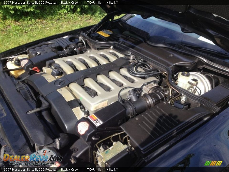 1997 Mercedes-Benz SL 600 Roadster 6.0 Liter DOHC 48-Valve V12 Engine Photo #20