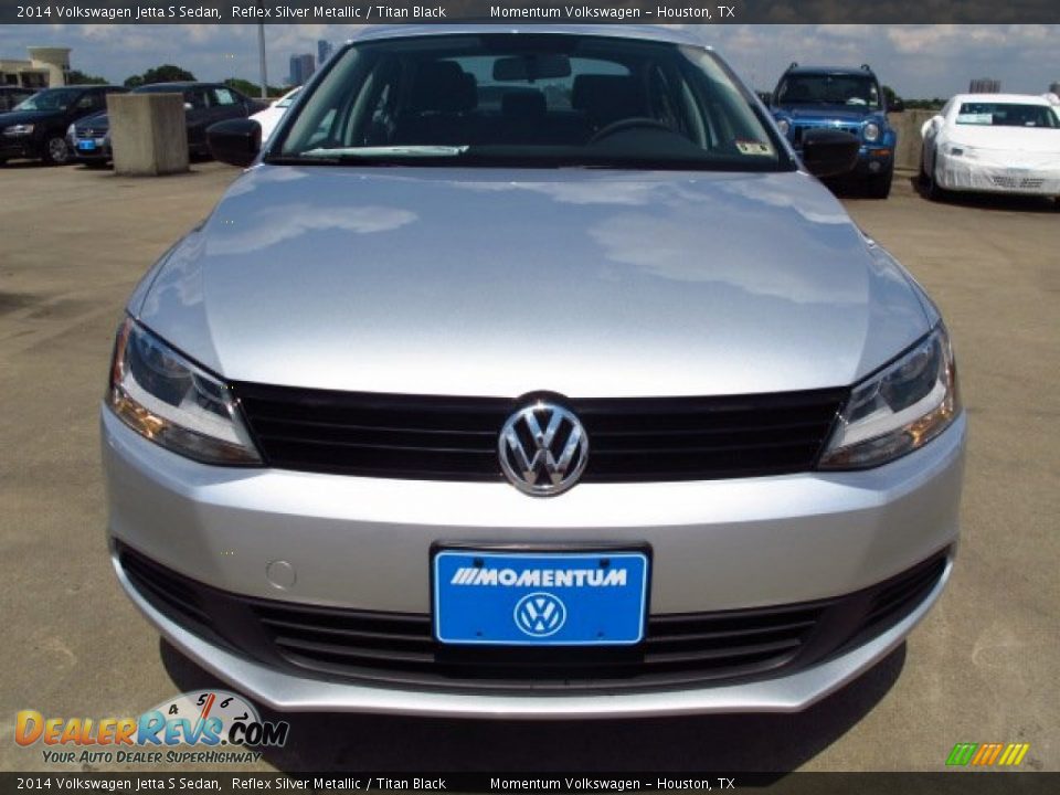2014 Volkswagen Jetta S Sedan Reflex Silver Metallic / Titan Black Photo #2