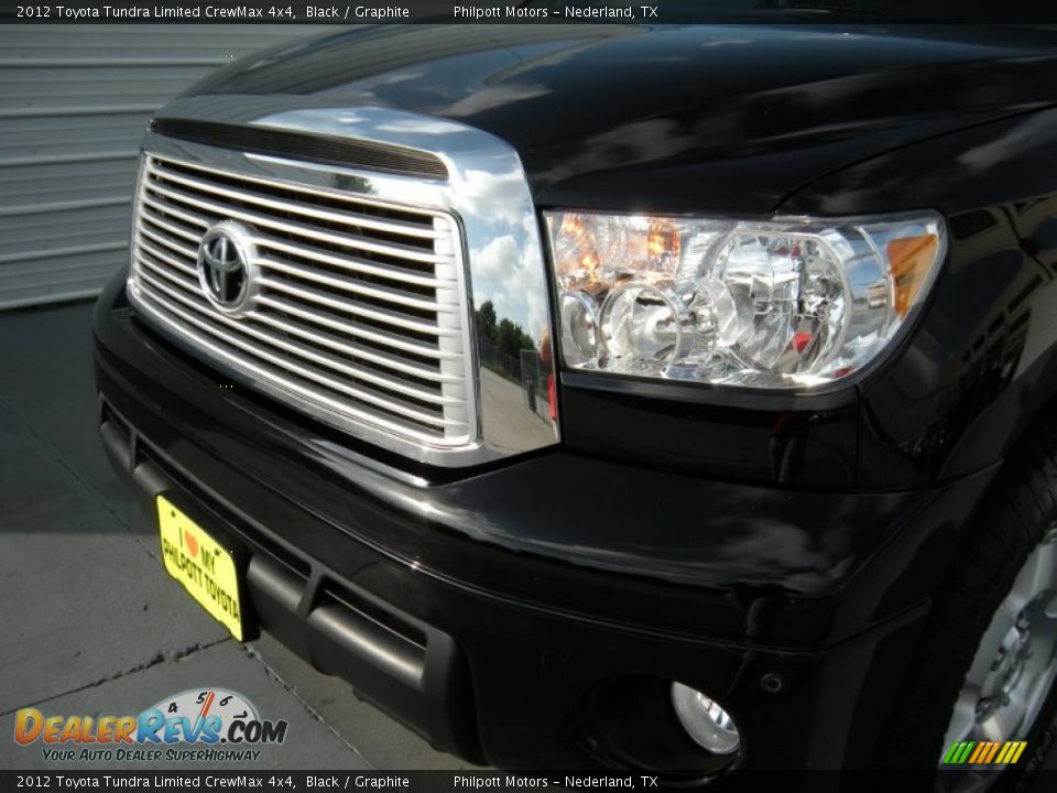 2012 Toyota Tundra Limited CrewMax 4x4 Black / Graphite Photo #11