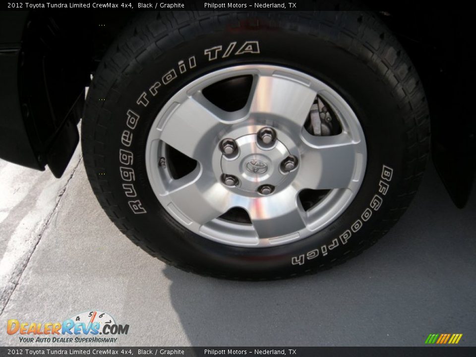 2012 Toyota Tundra Limited CrewMax 4x4 Black / Graphite Photo #12