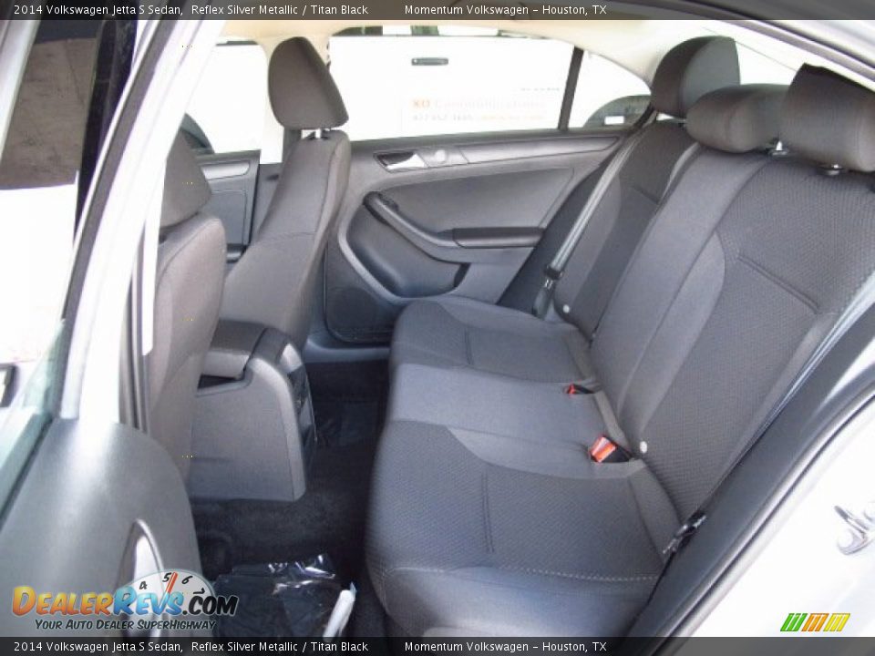 2014 Volkswagen Jetta S Sedan Reflex Silver Metallic / Titan Black Photo #12