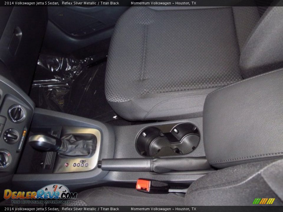 2014 Volkswagen Jetta S Sedan Reflex Silver Metallic / Titan Black Photo #16