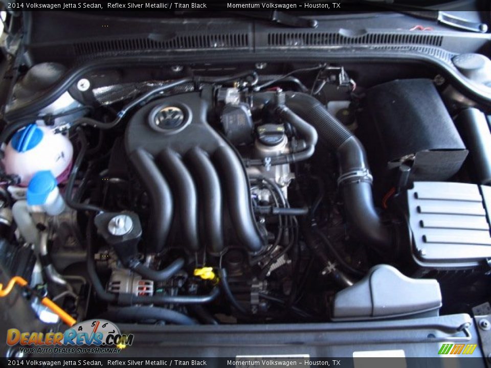 2014 Volkswagen Jetta S Sedan Reflex Silver Metallic / Titan Black Photo #18