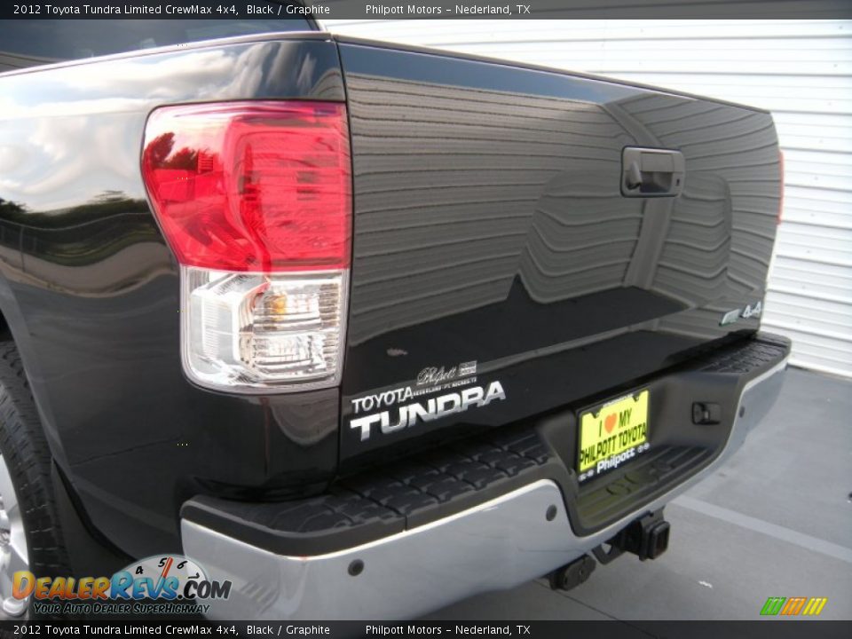 2012 Toyota Tundra Limited CrewMax 4x4 Black / Graphite Photo #24