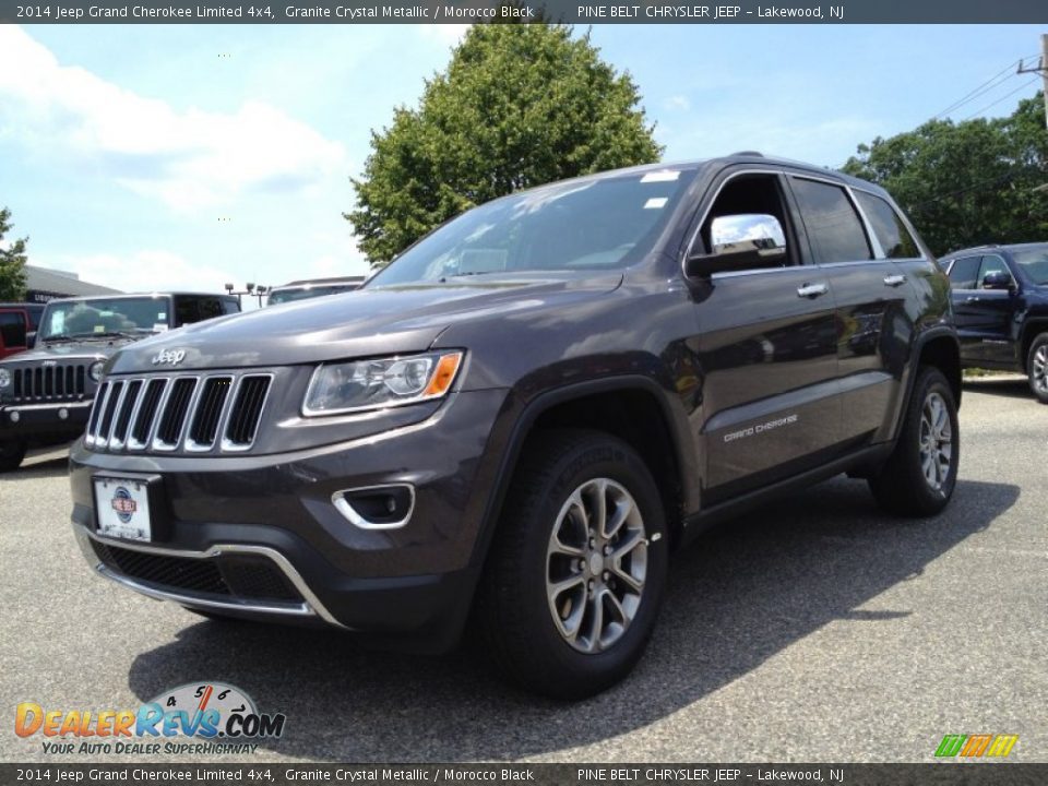 2014 Jeep Grand Cherokee Limited 4x4 Granite Crystal Metallic / Morocco Black Photo #1