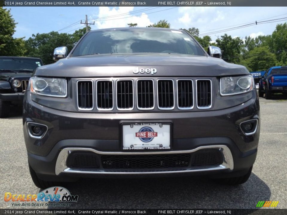 2014 Jeep Grand Cherokee Limited 4x4 Granite Crystal Metallic / Morocco Black Photo #2