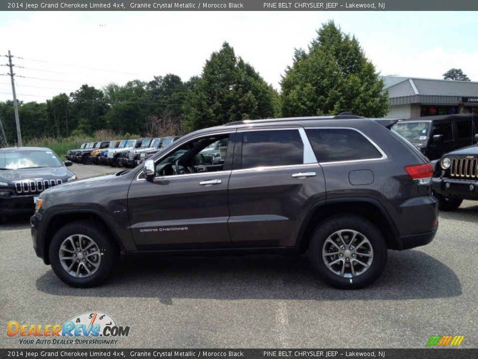 2014 Jeep Grand Cherokee Limited 4x4 Granite Crystal Metallic / Morocco Black Photo #3