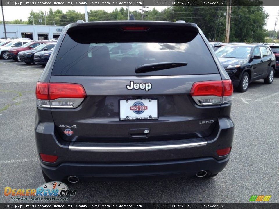 2014 Jeep Grand Cherokee Limited 4x4 Granite Crystal Metallic / Morocco Black Photo #5