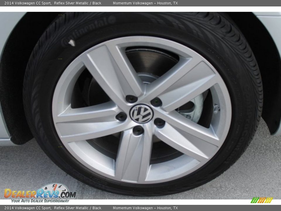 2014 Volkswagen CC Sport Reflex Silver Metallic / Black Photo #7