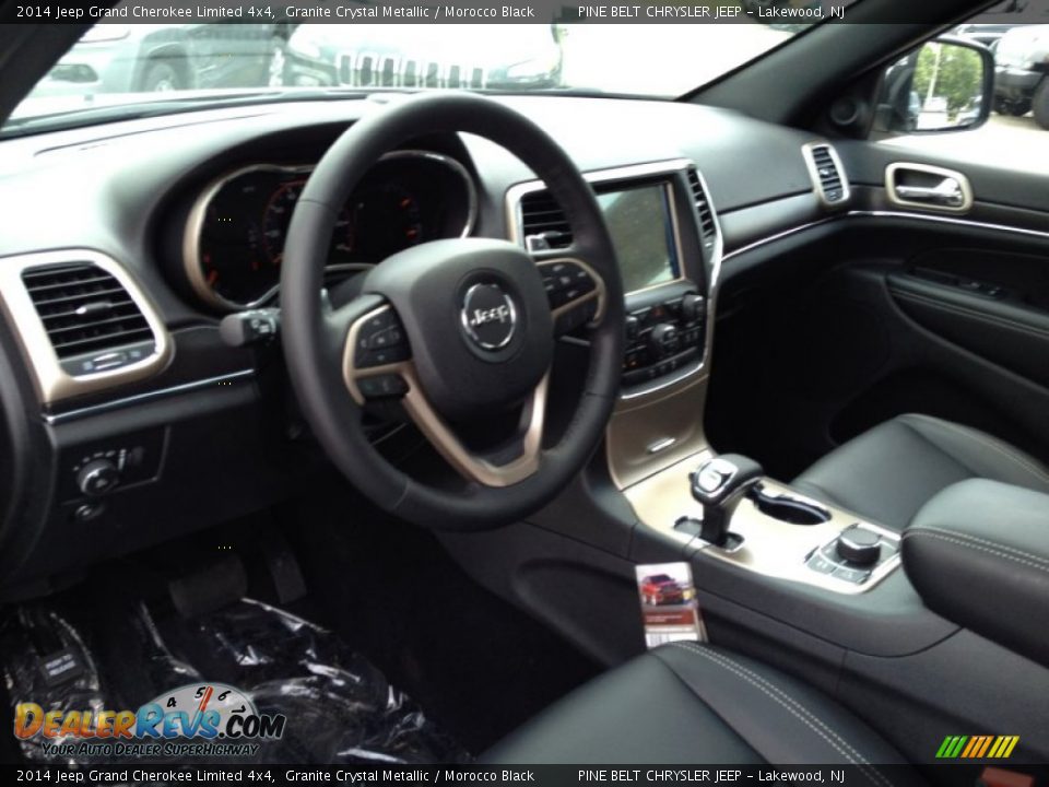 2014 Jeep Grand Cherokee Limited 4x4 Granite Crystal Metallic / Morocco Black Photo #7