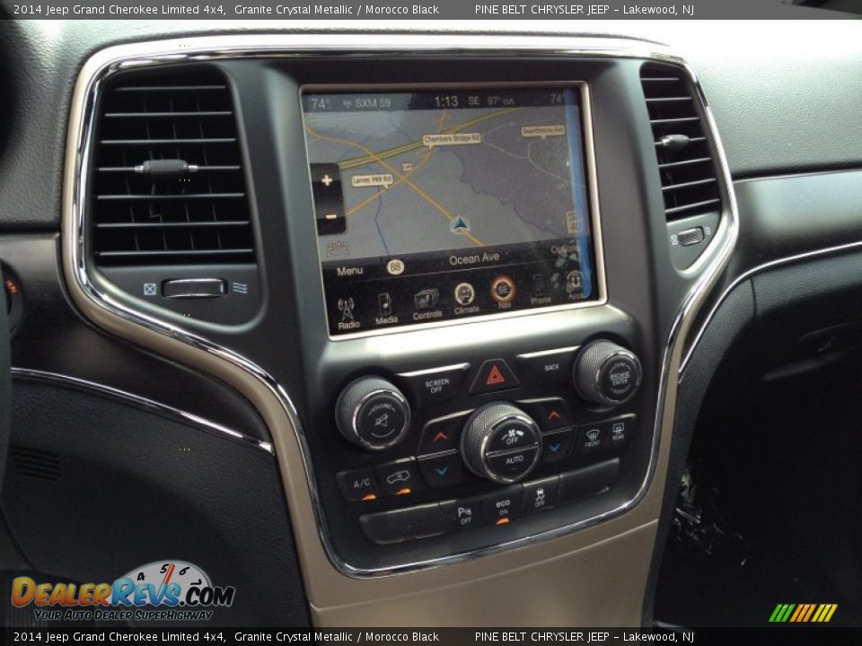 2014 Jeep Grand Cherokee Limited 4x4 Granite Crystal Metallic / Morocco Black Photo #10