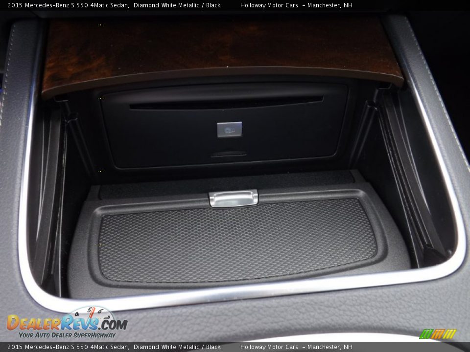 2015 Mercedes-Benz S 550 4Matic Sedan Diamond White Metallic / Black Photo #12