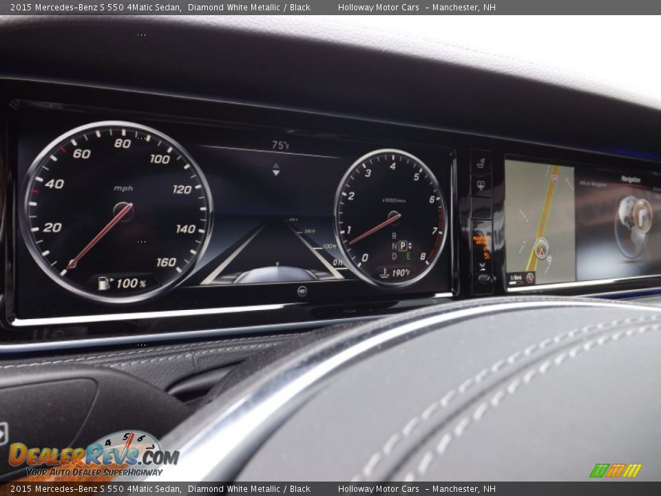2015 Mercedes-Benz S 550 4Matic Sedan Gauges Photo #17