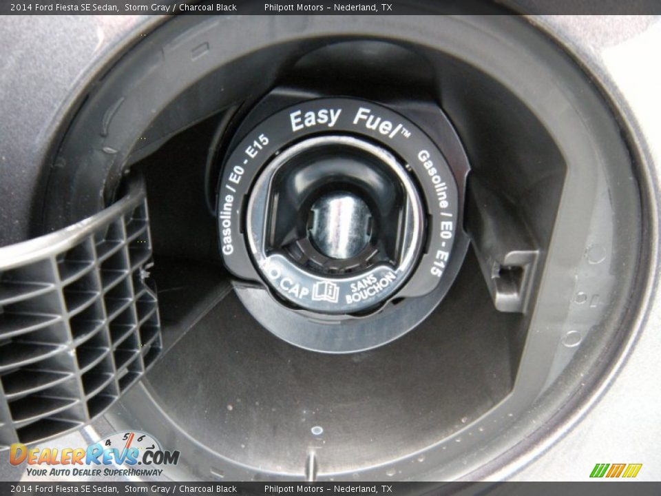2014 Ford Fiesta SE Sedan Storm Gray / Charcoal Black Photo #13