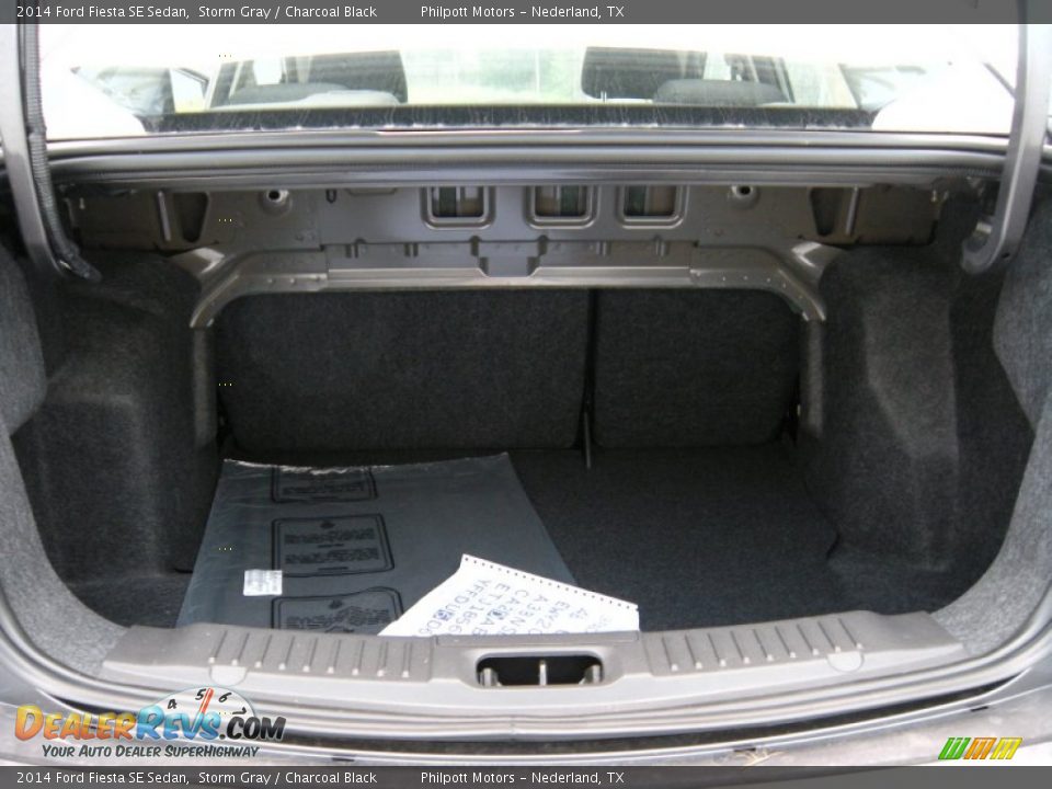 2014 Ford Fiesta SE Sedan Storm Gray / Charcoal Black Photo #16