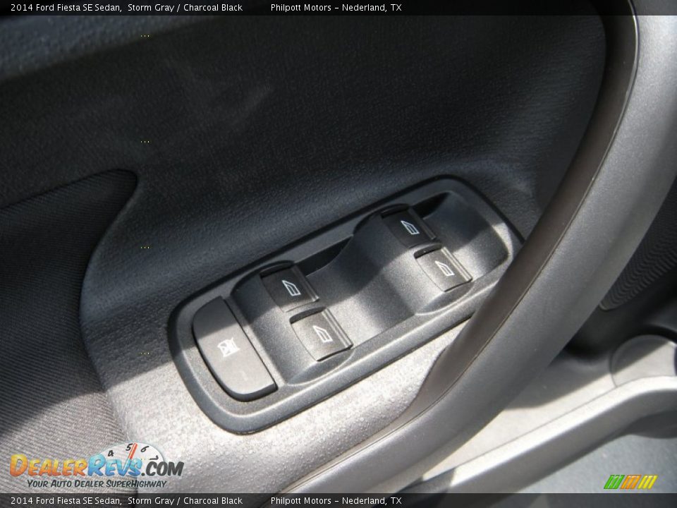 2014 Ford Fiesta SE Sedan Storm Gray / Charcoal Black Photo #22