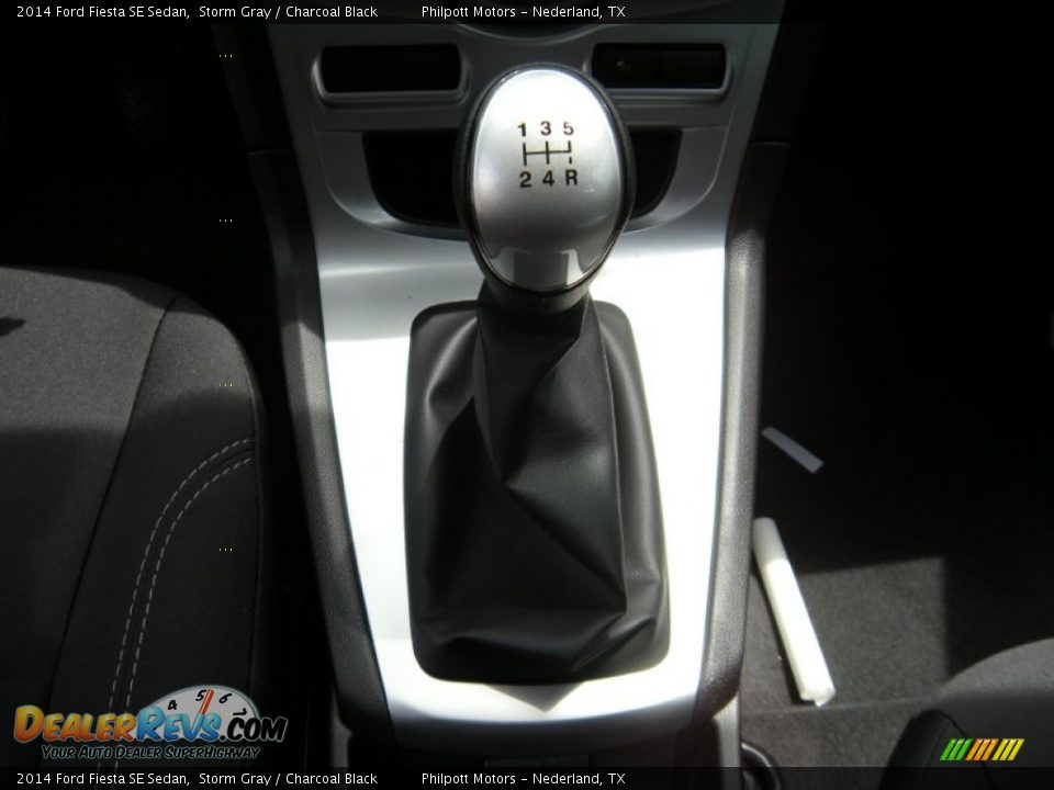 2014 Ford Fiesta SE Sedan Storm Gray / Charcoal Black Photo #30
