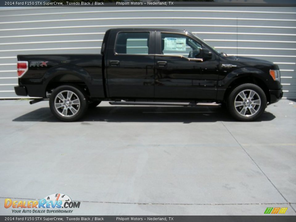 2014 Ford F150 STX SuperCrew Tuxedo Black / Black Photo #3