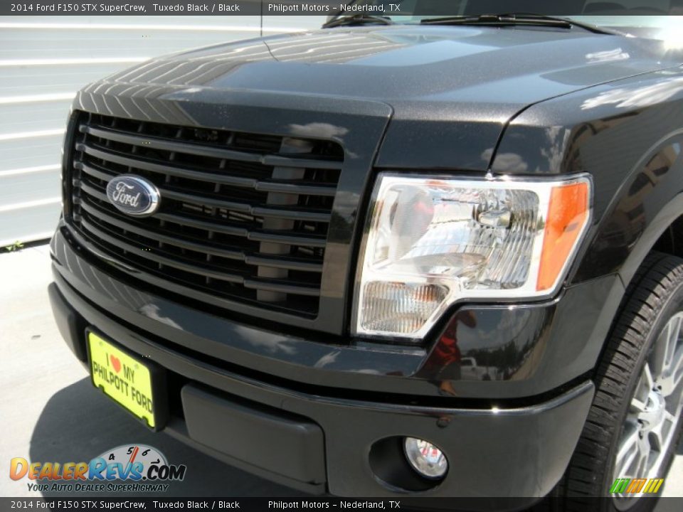 2014 Ford F150 STX SuperCrew Tuxedo Black / Black Photo #10