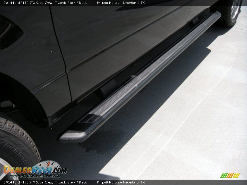 2014 Ford F150 STX SuperCrew Tuxedo Black / Black Photo #12
